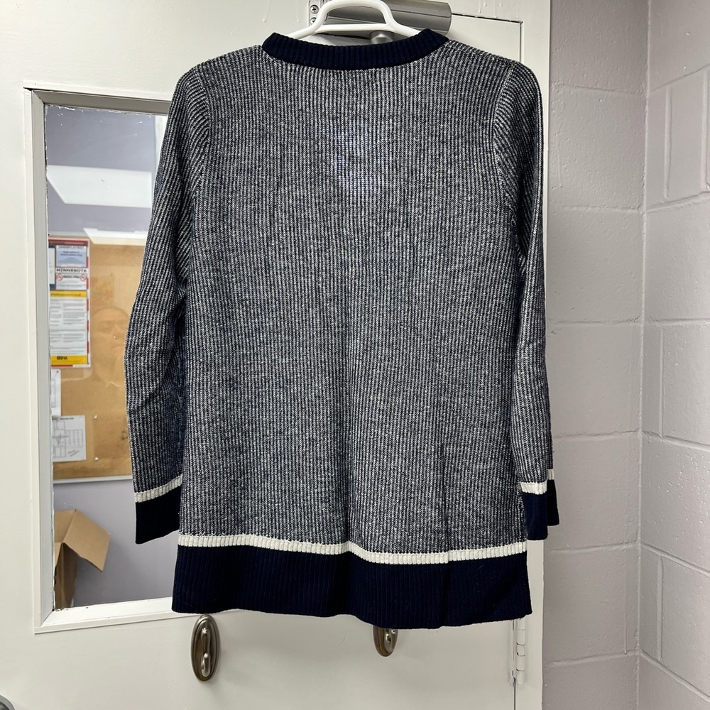 Toad&Co Navy and White Striped Sweater - Picture 5 of 7